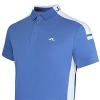 J.Lindeberg Golf Shirt - Bo Regular Fit - Federal Blue SS26