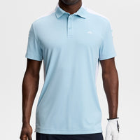 J.Lindeberg Golf Shirt - Bo Regular Fit - Forget-Me-Not SS26