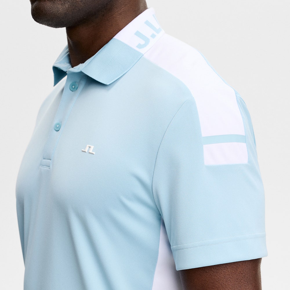J.Lindeberg Golf Shirt - Bo Regular Fit - Forget-Me-Not SS26