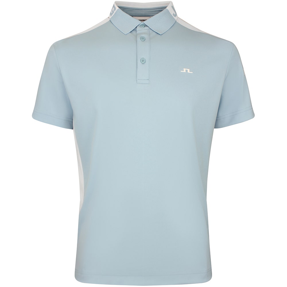 J.Lindeberg Golf Shirt - Bo Regular Fit - Forget-Me-Not SS26