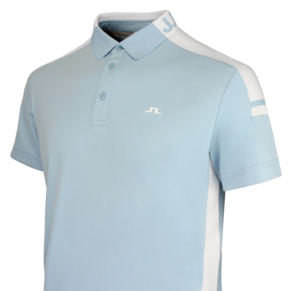 J.Lindeberg Golf Shirt - Bo Regular Fit - Forget-Me-Not SS26