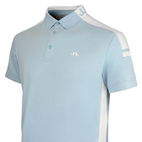J.Lindeberg Golf Shirt - Bo Regular Fit - Forget-Me-Not SS26