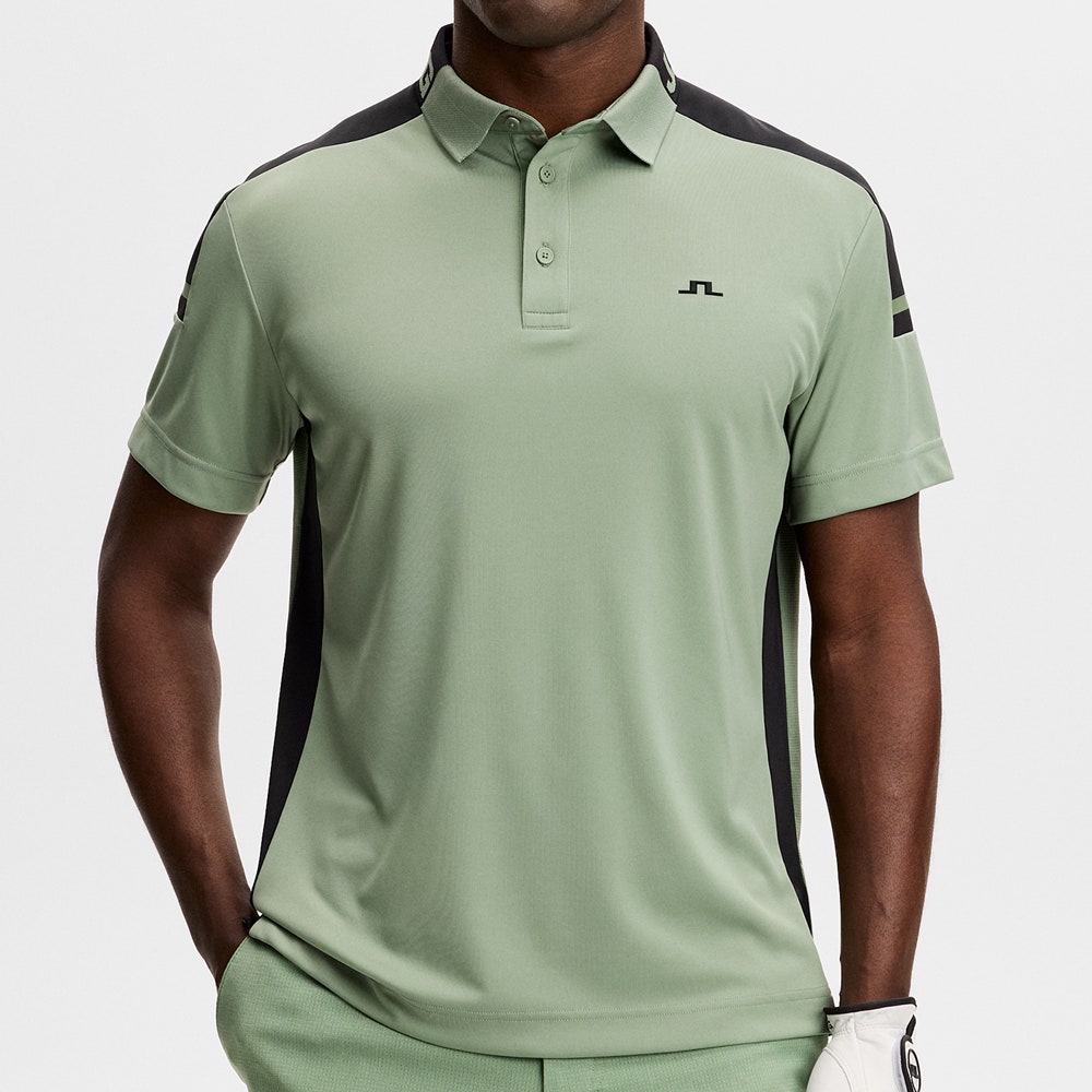 J.Lindeberg Golf Shirt - Bo Regular Fit - Hedge Green SS26