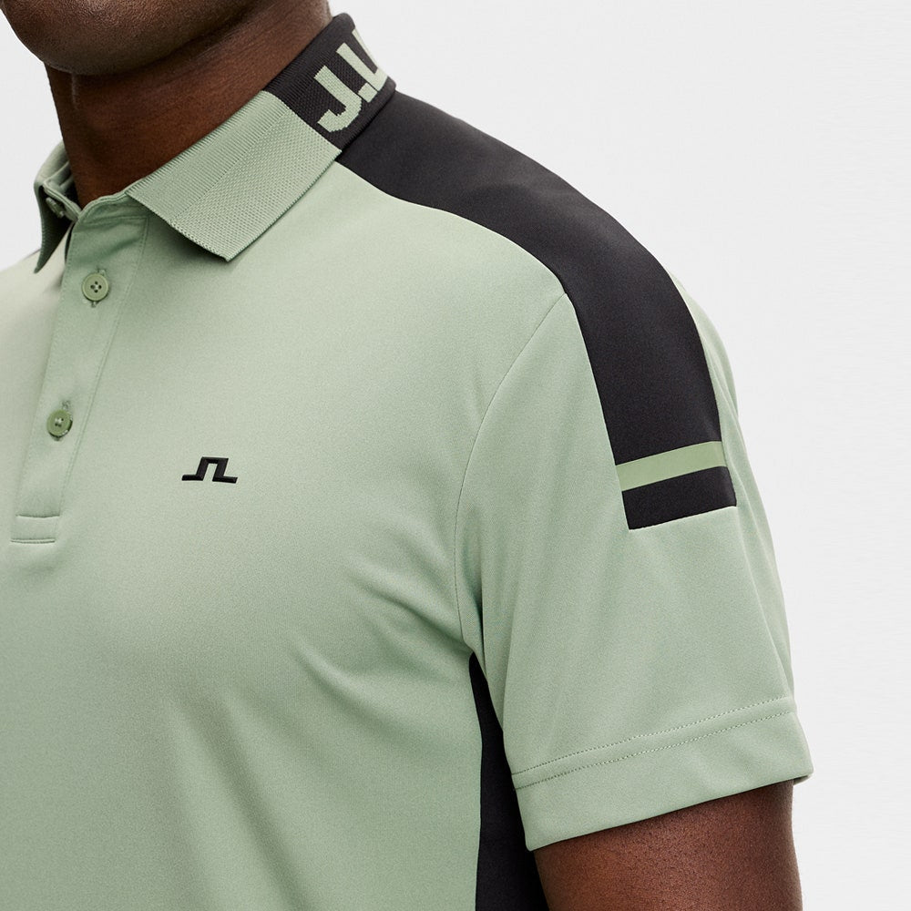 J.Lindeberg Golf Shirt - Bo Regular Fit - Hedge Green SS26