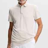 J.Lindeberg Golf Shirt - Bo Regular Fit - Moonbeam SS26
