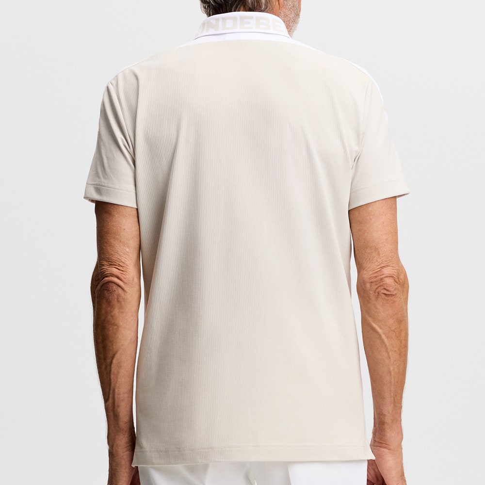 J.Lindeberg Golf Shirt - Bo Regular Fit - Moonbeam SS26