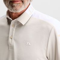 J.Lindeberg Golf Shirt - Bo Regular Fit - Moonbeam SS26