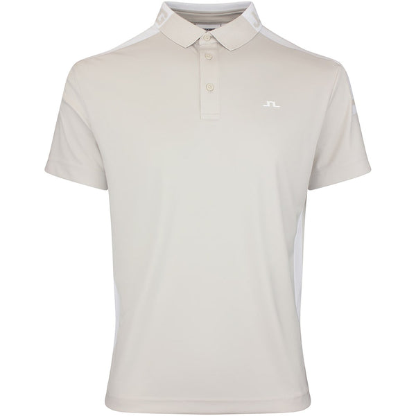 J.Lindeberg Golf Shirt - Bo Regular Fit - Moonbeam SS26