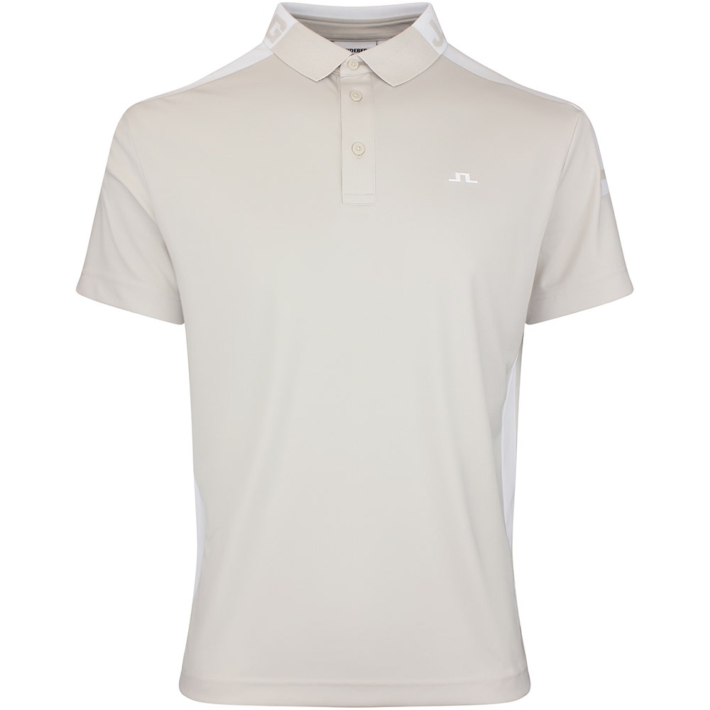 J.Lindeberg Golf Shirt - Bo Regular Fit - Moonbeam SS26