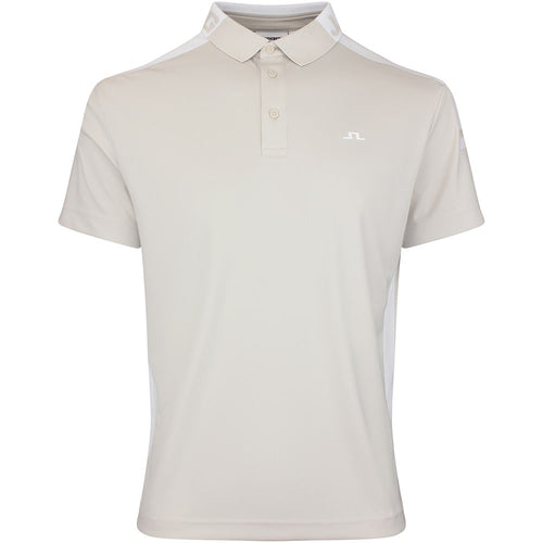 J.Lindeberg Golf Shirt - Bo Regular Fit - Moonbeam SS26