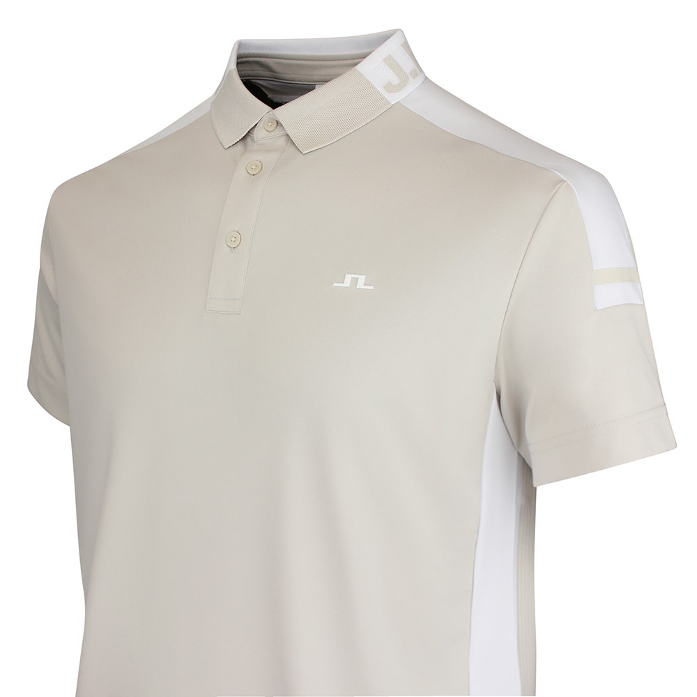 J.Lindeberg Golf Shirt - Bo Regular Fit - Moonbeam SS26