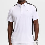 J.Lindeberg Golf Shirt - Bo Regular Fit - White SS26