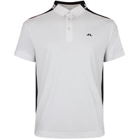 J.Lindeberg Golf Shirt - Bo Regular Fit - White SS26