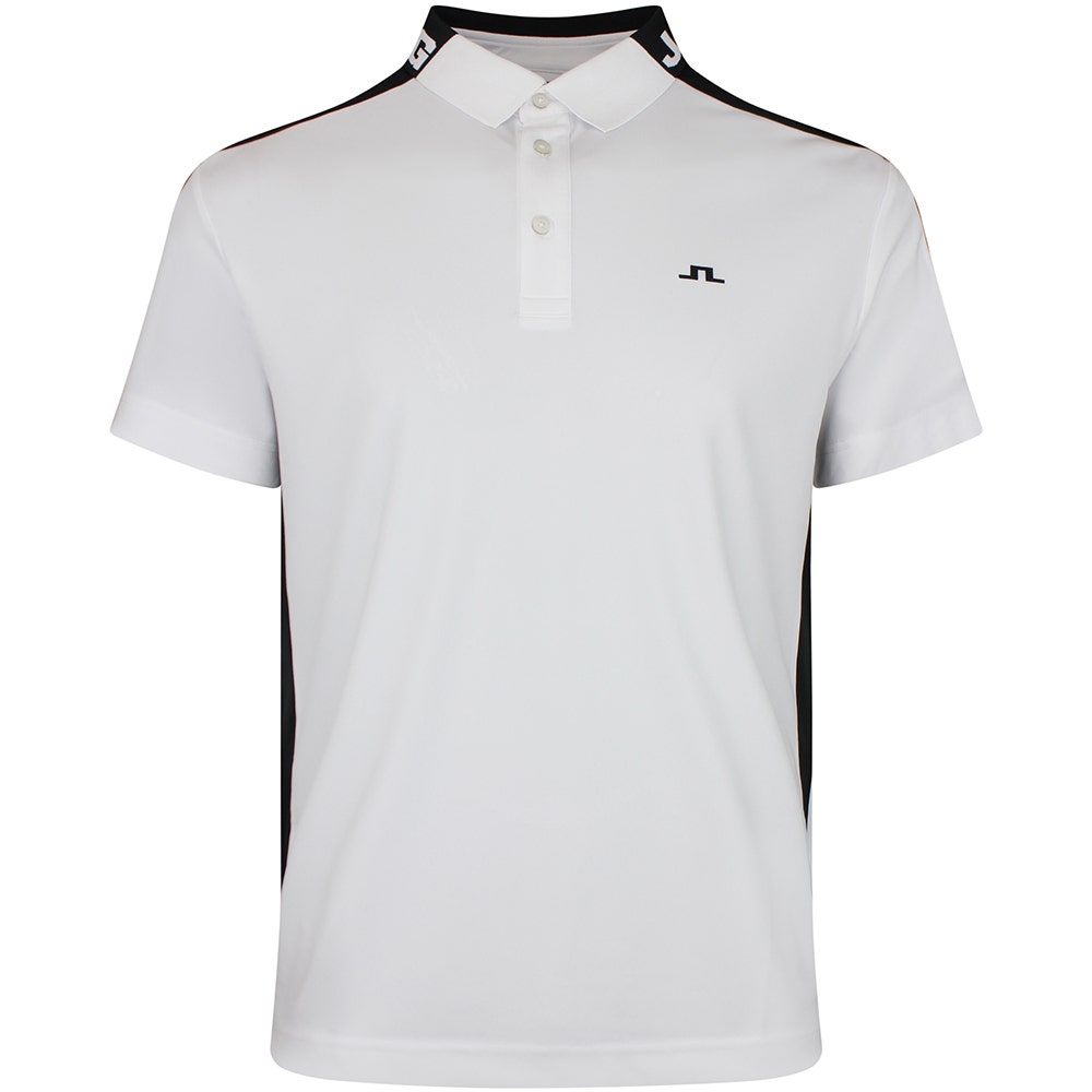 J.Lindeberg Golf Shirt - Bo Regular Fit - White SS26