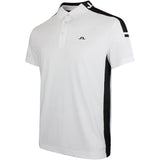 J.Lindeberg Golf Shirt - Bo Regular Fit - White SS26
