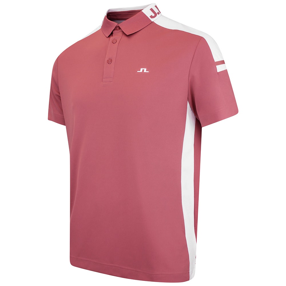 J.Lindeberg Golf Shirt - Bo Regular Fit - Withered Rose SS26