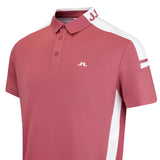 J.Lindeberg Golf Shirt - Bo Regular Fit - Withered Rose SS26