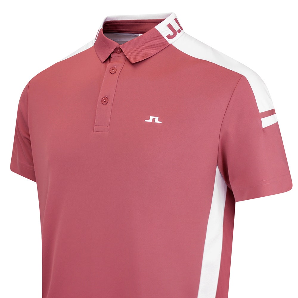 J.Lindeberg Golf Shirt - Bo Regular Fit - Withered Rose SS26