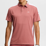 J.Lindeberg Golf Shirt - Bo Regular Fit - Withered Rose SS26
