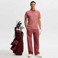 J.Lindeberg Golf Shirt - Bo Regular Fit - Withered Rose SS26