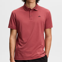 J.Lindeberg Golf Shirt - Bridge Regular Fit - Apple Butter SS26