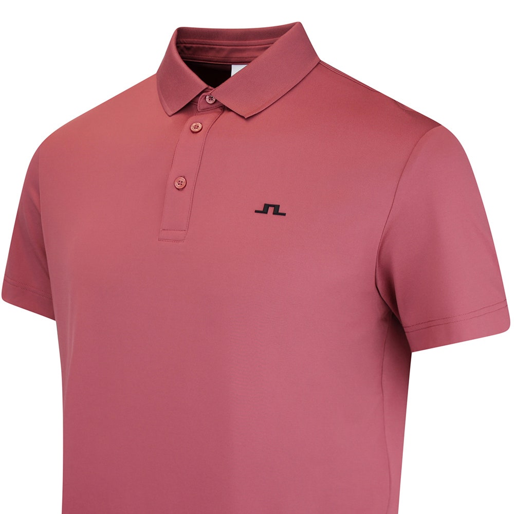 J.Lindeberg Golf Shirt - Bridge Regular Fit - Apple Butter SS26