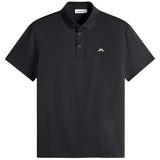 J.Lindeberg Golf Shirt - Bridge Regular Fit - Black SS26