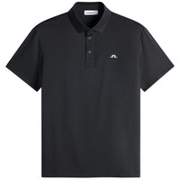 J.Lindeberg Golf Shirt - Bridge Regular Fit - Black SS26