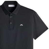 J.Lindeberg Golf Shirt - Bridge Regular Fit - Black SS26