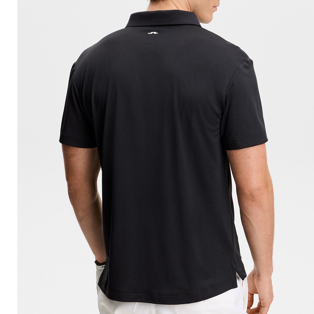 J.Lindeberg Golf Shirt - Bridge Regular Fit - Black SS26