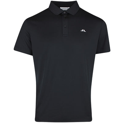 J.Lindeberg Golf Shirt - Bridge Regular Fit - Black SS26