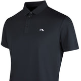 J.Lindeberg Golf Shirt - Bridge Regular Fit - Black SS26