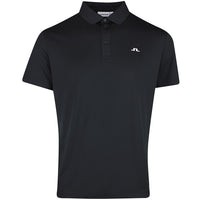 J.Lindeberg Golf Shirt - Bridge Regular Fit - Black SS26