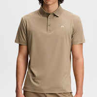 J.Lindeberg Golf Shirt - Bridge Regular Fit - Brindle SS26