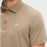 J.Lindeberg Golf Shirt - Bridge Regular Fit - Brindle SS26