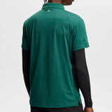 J.Lindeberg Golf Shirt - Bridge Regular Fit - Forest Biome AW26