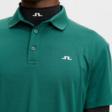 J.Lindeberg Golf Shirt - Bridge Regular Fit - Forest Biome AW26