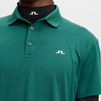 J.Lindeberg Golf Shirt - Bridge Regular Fit - Forest Biome AW26