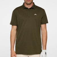 J.Lindeberg Golf Shirt - Bridge Regular Fit - Forest Green AW25