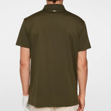 J.Lindeberg Golf Shirt - Bridge Regular Fit - Forest Green AW25