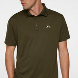 J.Lindeberg Golf Shirt - Bridge Regular Fit - Forest Green AW25