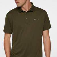 J.Lindeberg Golf Shirt - Bridge Regular Fit - Forest Green AW25