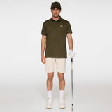J.Lindeberg Golf Shirt - Bridge Regular Fit - Forest Green AW25