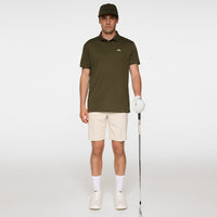 J.Lindeberg Golf Shirt - Bridge Regular Fit - Forest Green AW25