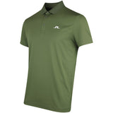 J.Lindeberg Golf Shirt - Bridge Regular Fit - Forest Green AW25
