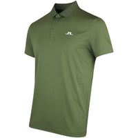J.Lindeberg Golf Shirt - Bridge Regular Fit - Forest Green AW25
