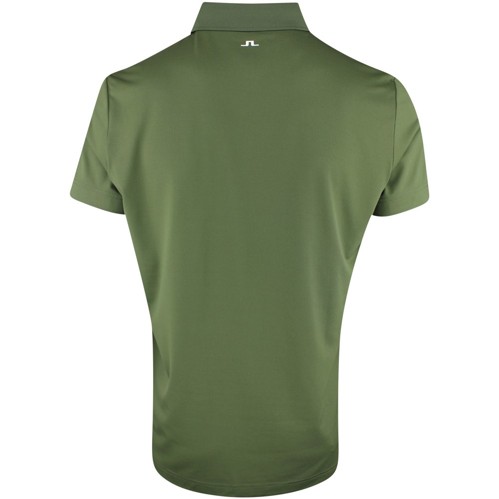 J.Lindeberg Golf Shirt - Bridge Regular Fit - Forest Green AW25