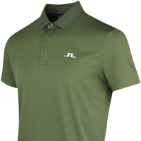 J.Lindeberg Golf Shirt - Bridge Regular Fit - Forest Green AW25