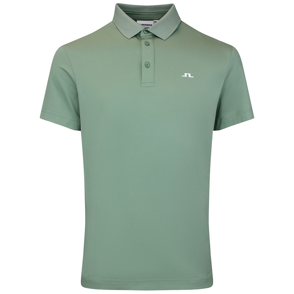 J.Lindeberg Golf Shirt - Bridge Regular Fit - Hedge Green SS26