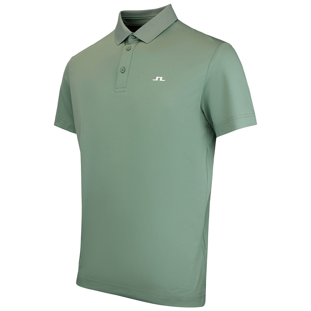 J.Lindeberg Golf Shirt - Bridge Regular Fit - Hedge Green SS26